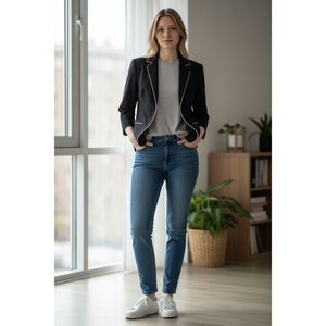 David Warren New York Career Blazer Suit Suiting Work Legal size 8P